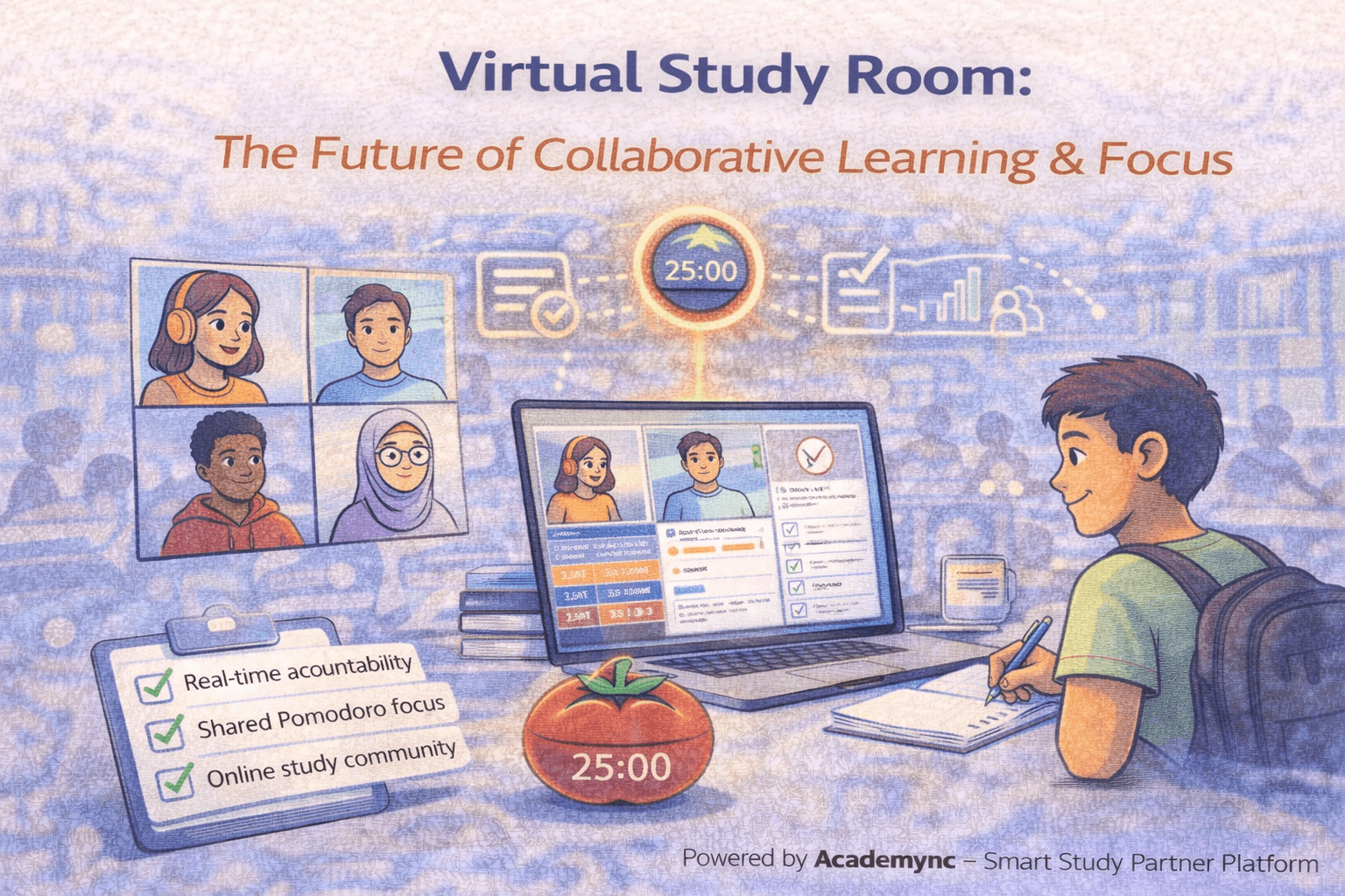 Virtual Study Room: The Future of Collaborative Learning & Focus