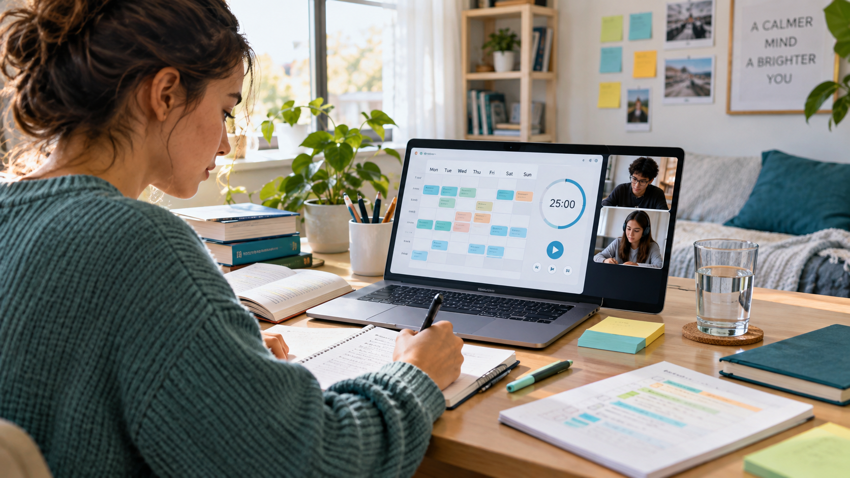 Online Study Room for Exam Revision: A 7-Day Focus Plan