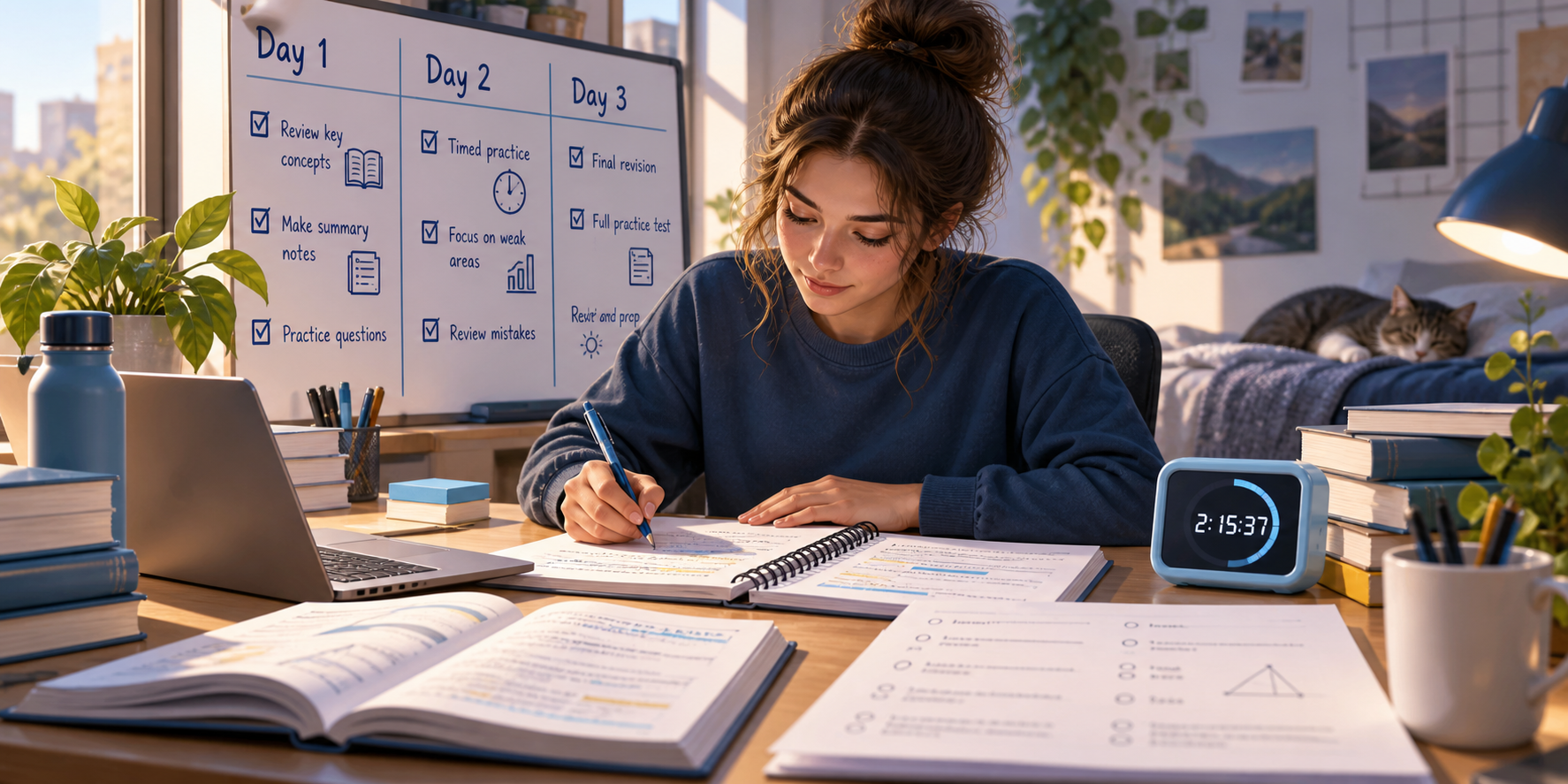 How to Study for an Exam in 3 Days: A Realistic Plan