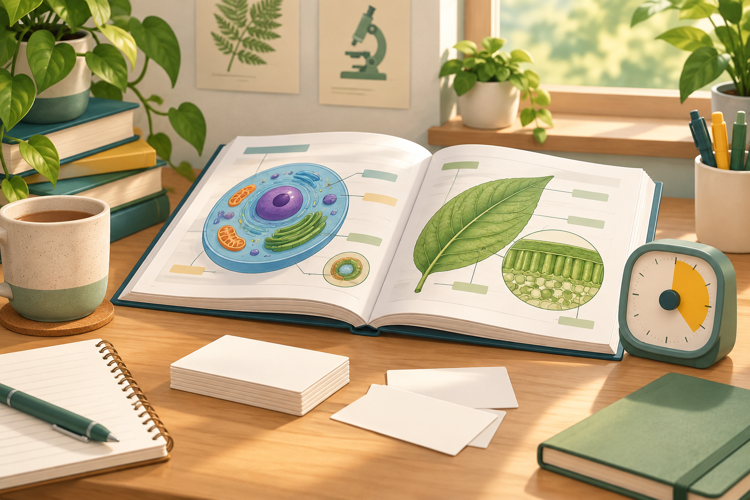 How to Study for a Biology Exam: A Simple Active-Recall Plan