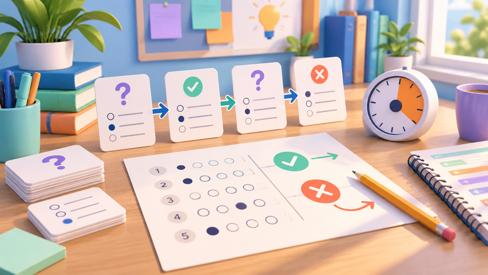How to Revise for Multiple-Choice Exams Without Guessing