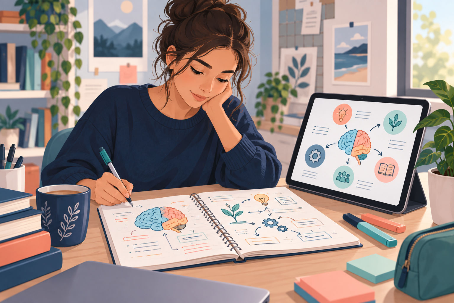 How to Use Dual Coding for Exam Revision
